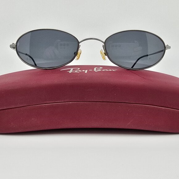 *SOLD* Ray-Ban RB6022 2502 Gunmetal Frame Polarized Grey Lens Sunglasses w/ Case - Picture 1 of 16